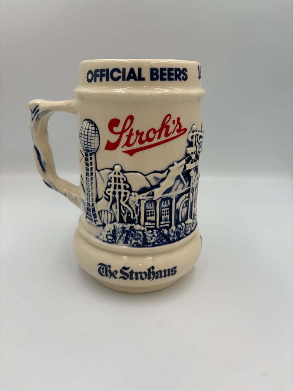 1982 Knoxville World's Fair Commemorative Stein — Strohs Beer| Vintage Collectib